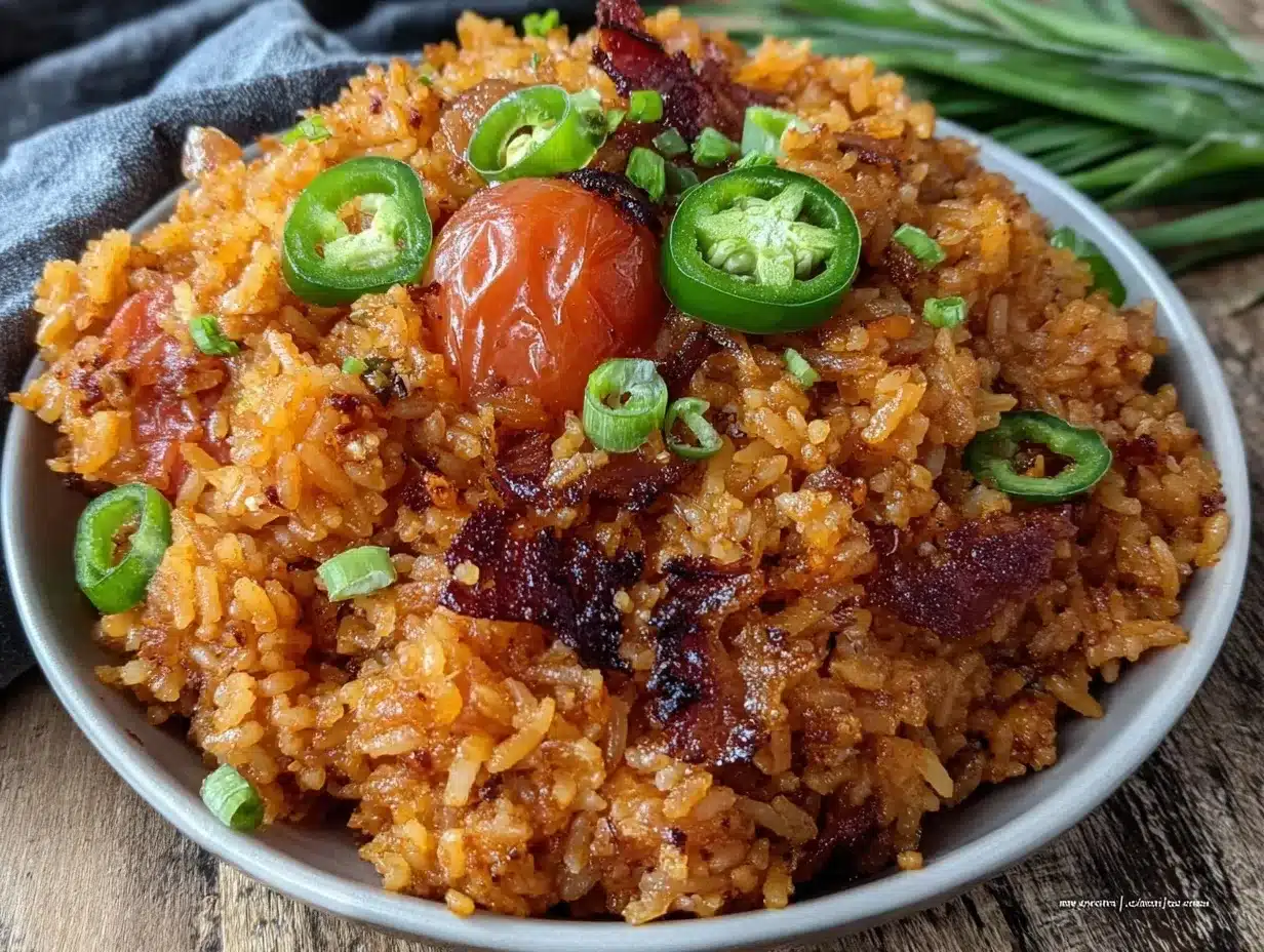 Nigerian Jollof Rice preparation steps