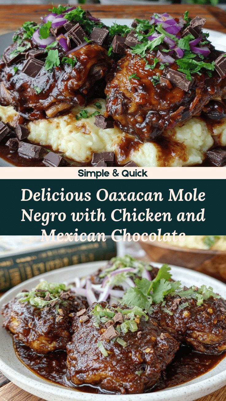 Oaxacan mole negro chicken recipe
