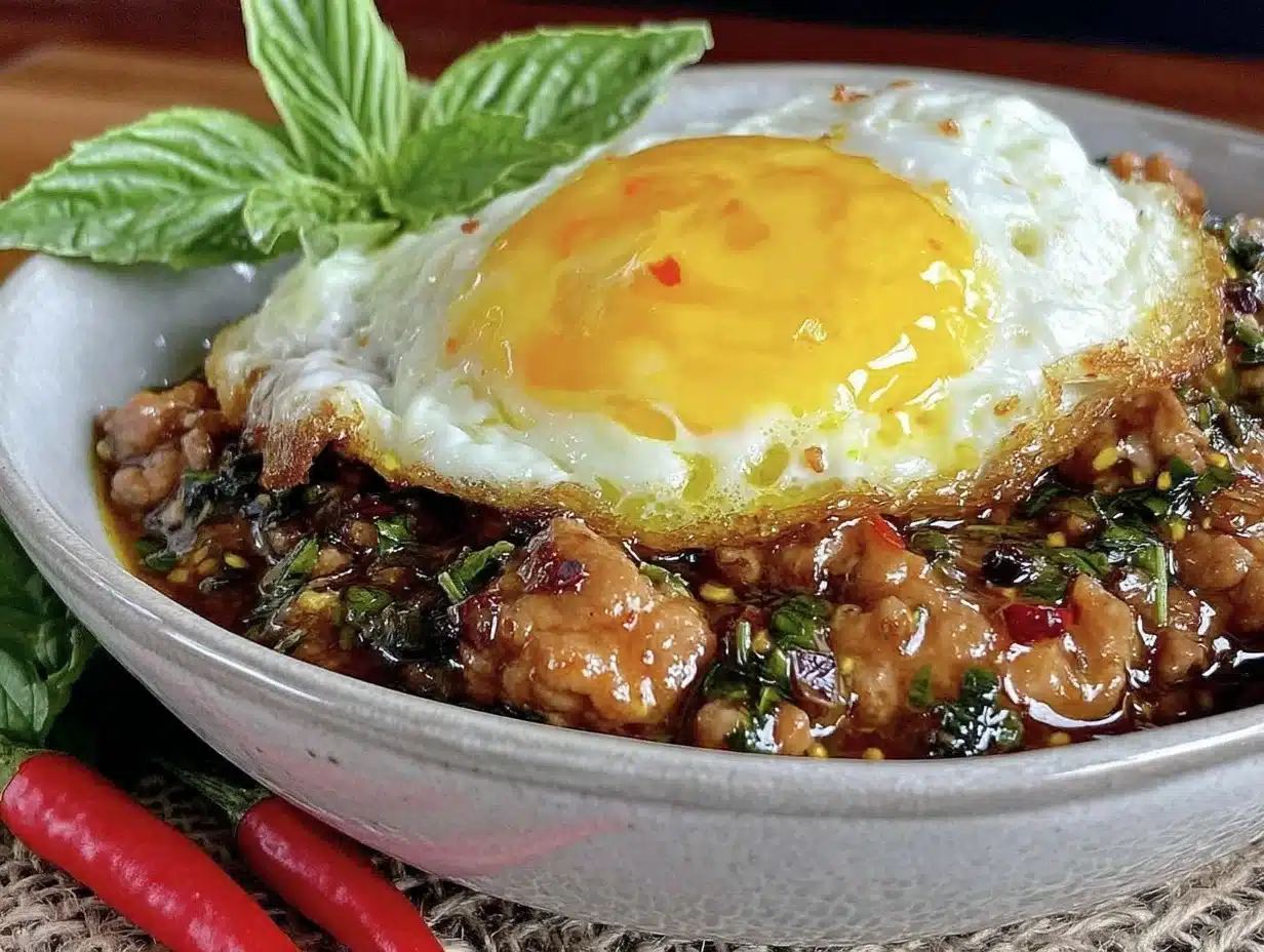 Pad Krapow Gai spicy basil chicken - featured image