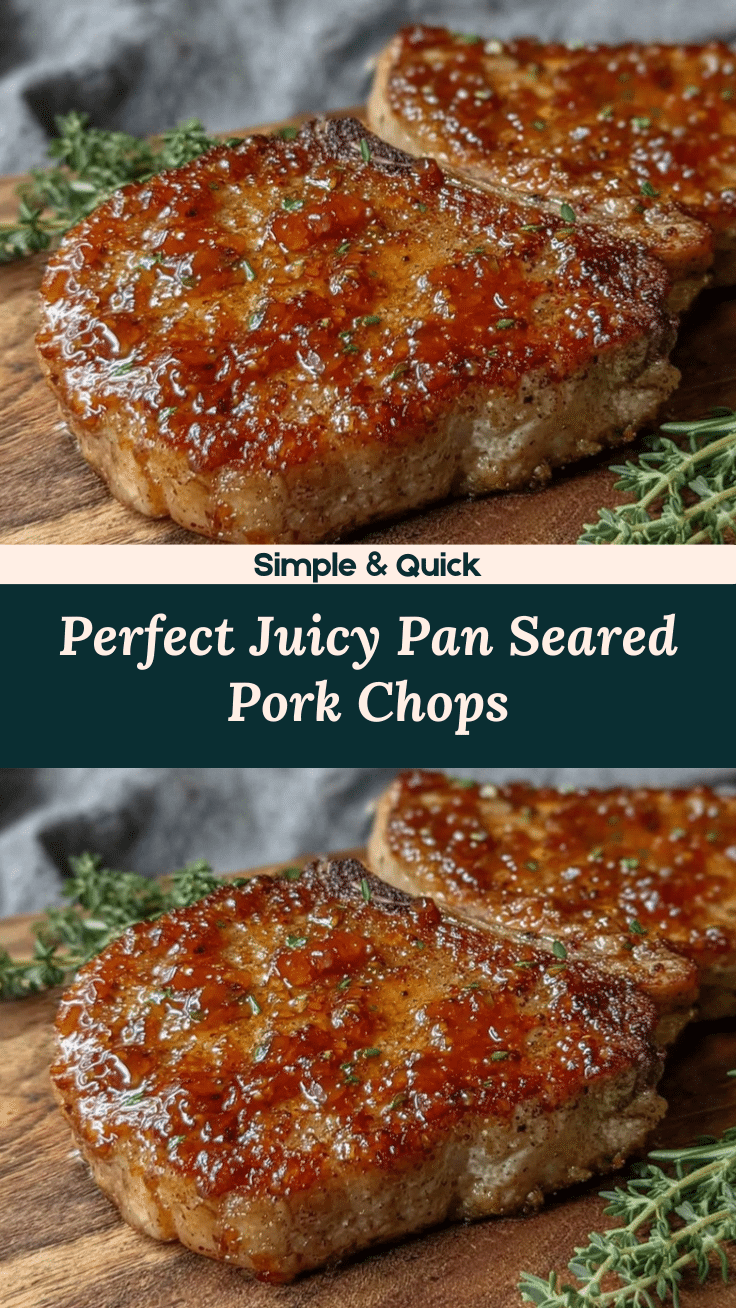 pan seared pork chops recipe