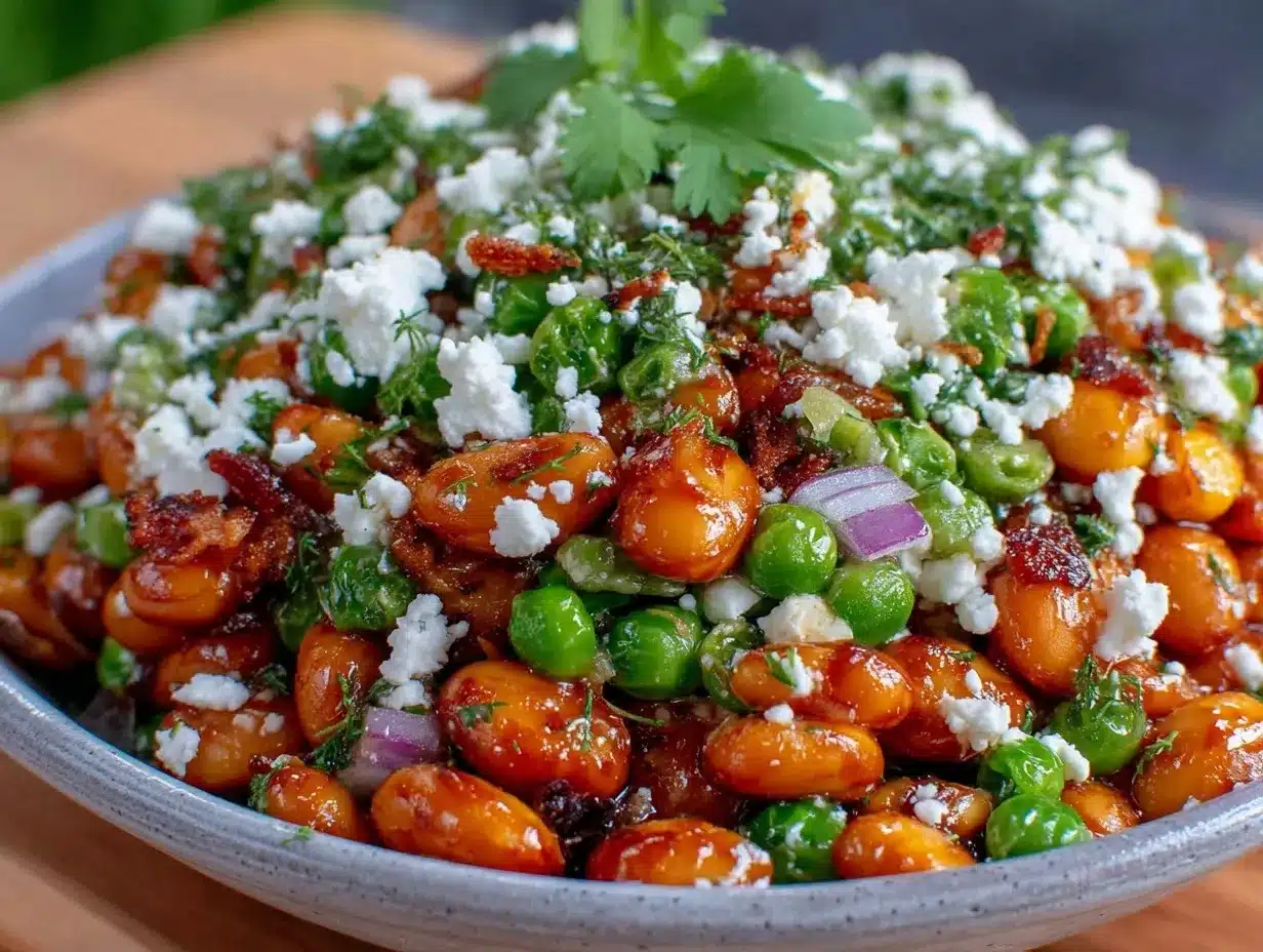 Peruvian solterito lima bean salad preparation steps