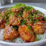 quick savory sesame ginger chicken - featured image
