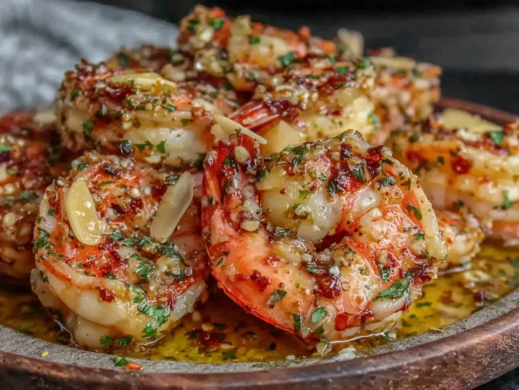 savory garlic butter shrimp - featured image