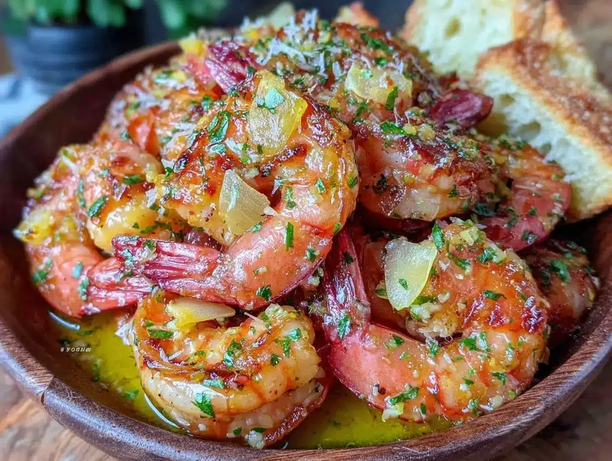 savory garlic butter shrimp preparation steps