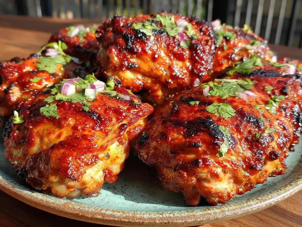 tandoori chicken thighs preparation steps