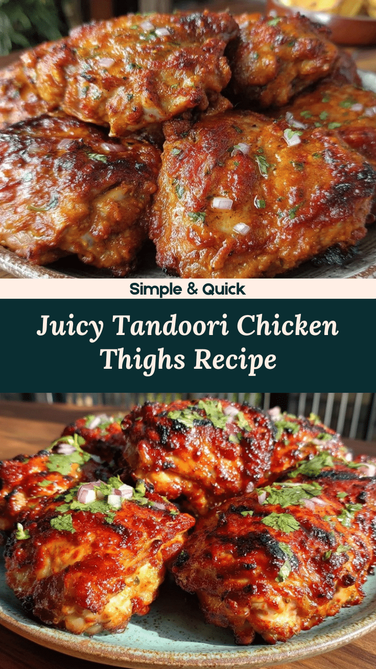 tandoori chicken thighs recipe