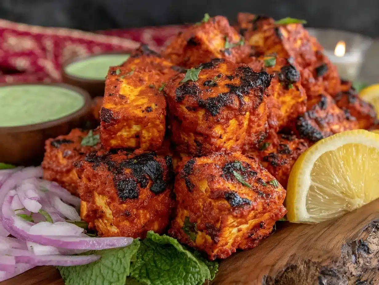 tandoori paneer tikka preparation steps