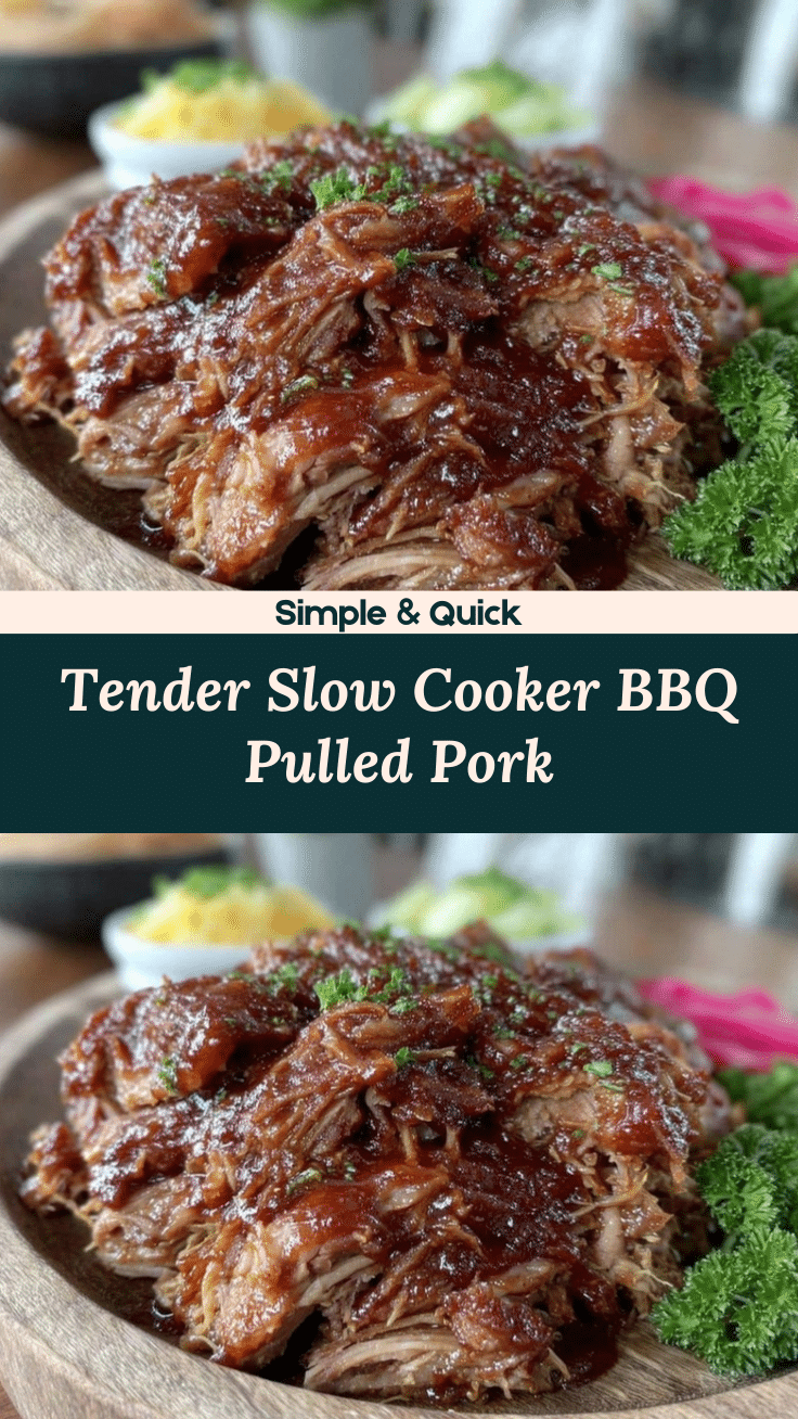 tender crockpot bbq pulled pork recipe
