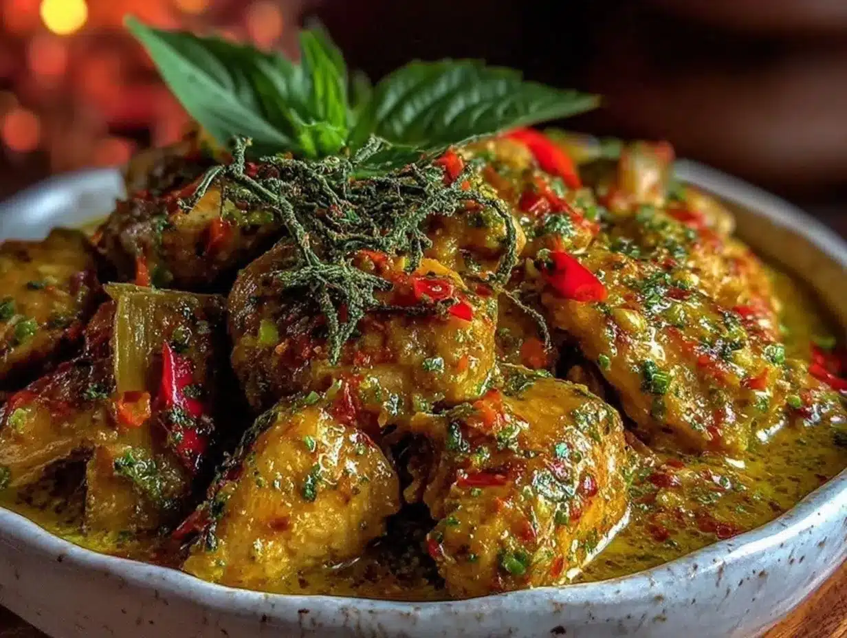 thai green curry chicken preparation steps