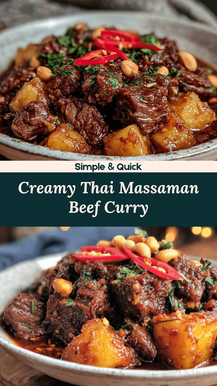 Thai Massaman curry with beef recipe