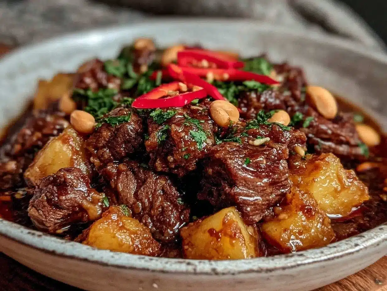 Thai Massaman curry with beef - featured image