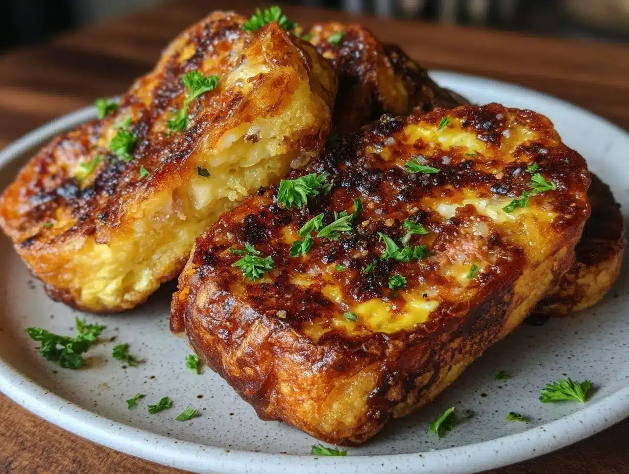 Tunisian Brick à lOeuf preparation steps