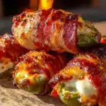 bacon-wrapped stuffed jalapeños - featured image