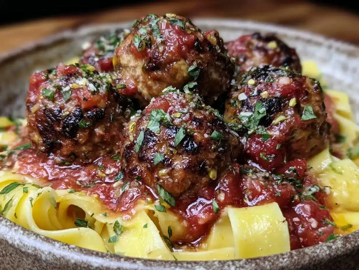 baked meatballs recipe preparation steps