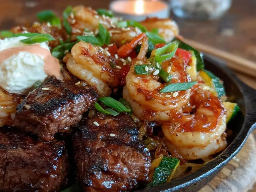 Blackstone hibachi steak and shrimp recipe - featured image