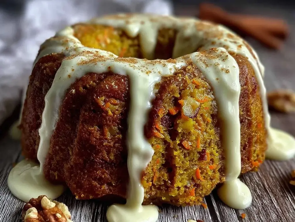 brown butter carrot cake bundt - featured image