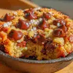 brown butter chocolate chip skillet cookie - featured image