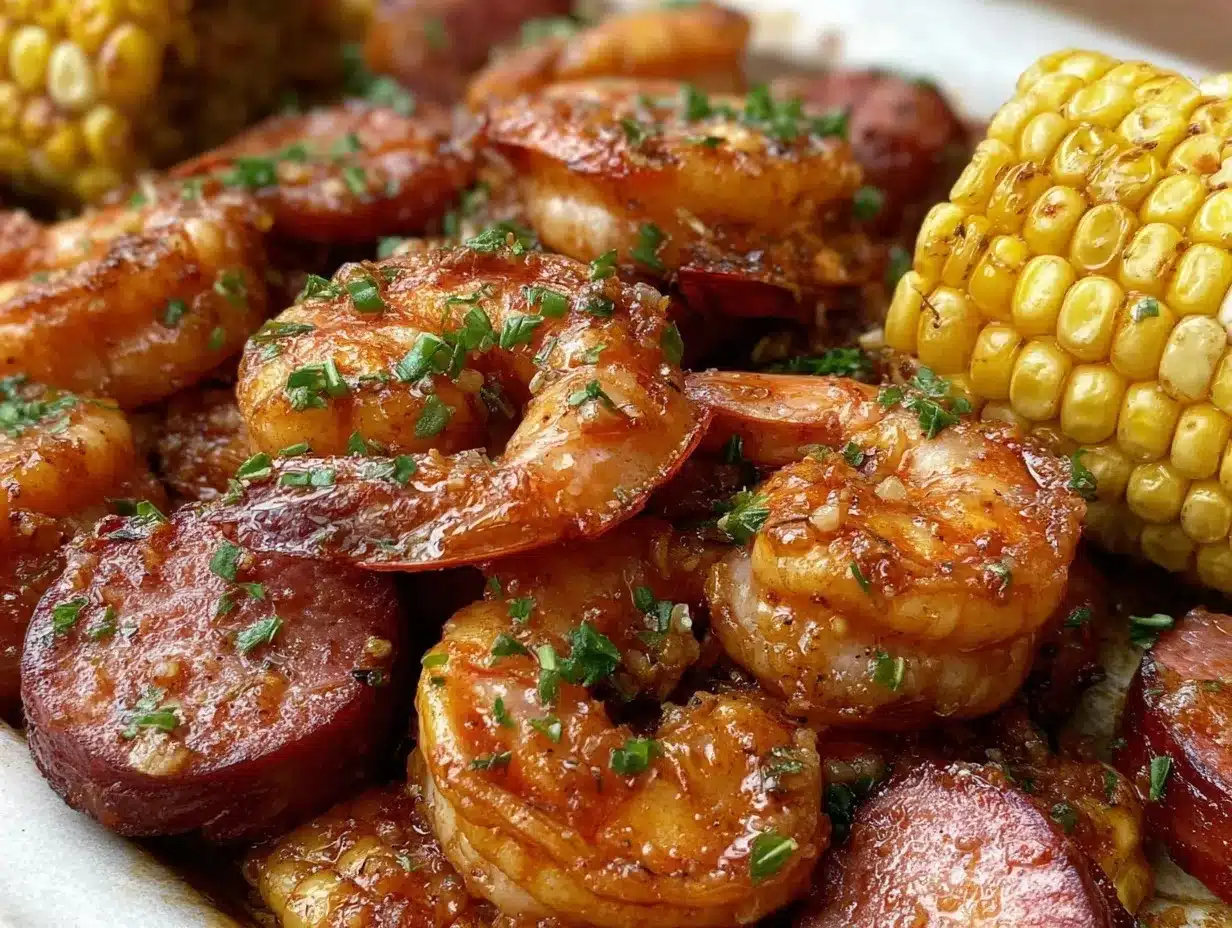Cajun Butter Shrimp preparation steps