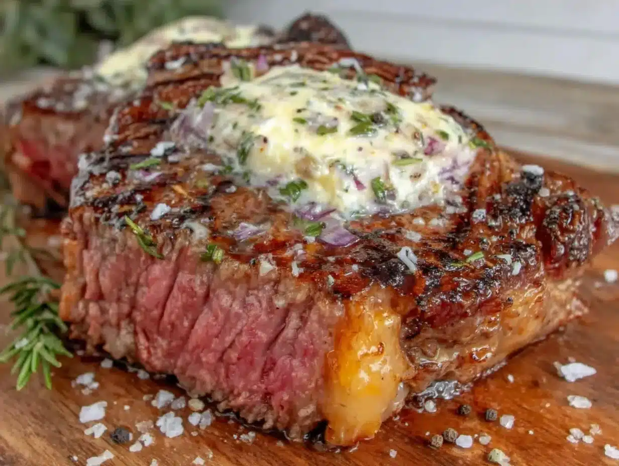 cast iron reverse sear ribeye steak preparation steps