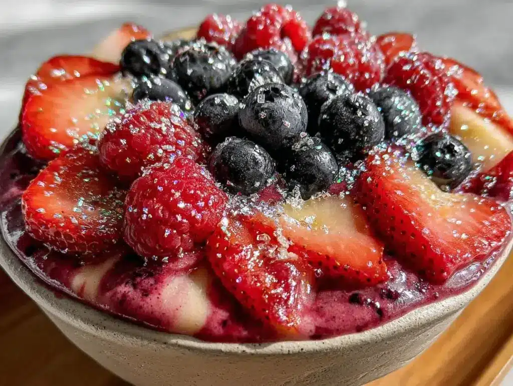 cherry smoothie bowl - featured image