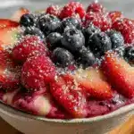 cherry smoothie bowl - featured image