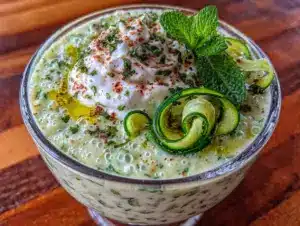 chilled cucumber gazpacho - featured image