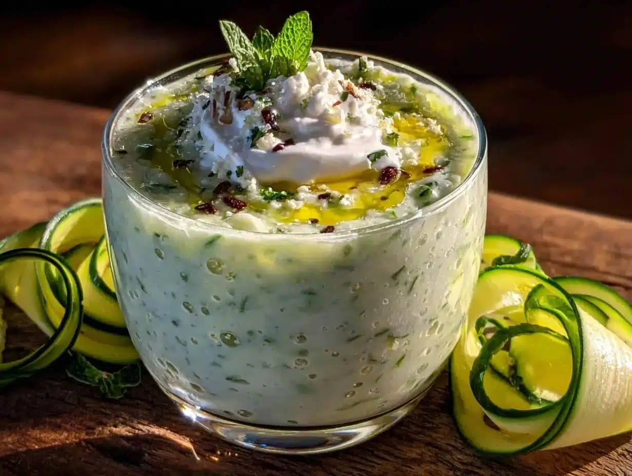 chilled cucumber gazpacho preparation steps