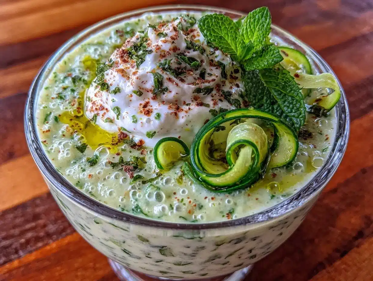 chilled cucumber gazpacho - featured image