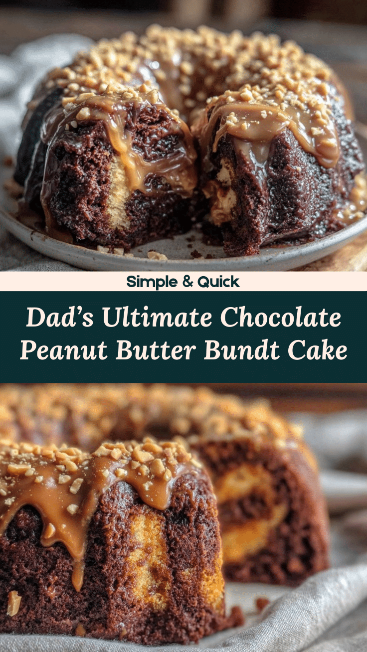 chocolate peanut butter bundt cake recipe