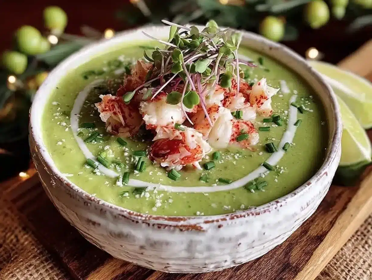 cold avocado soup preparation steps