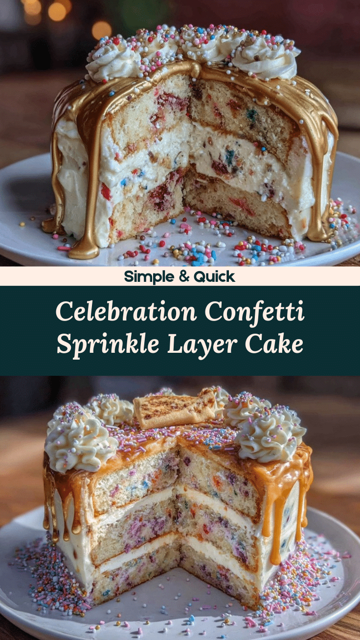 confetti sprinkle layer cake recipe