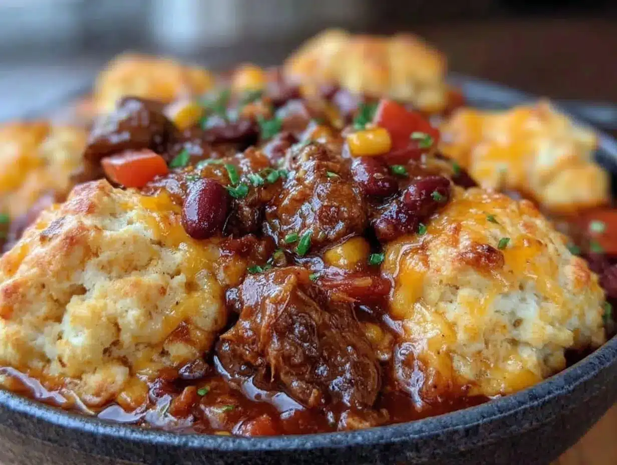 cowboy chili with cornbread dumplings preparation steps