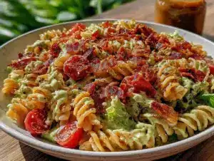 creamy BLT pasta salad - featured image