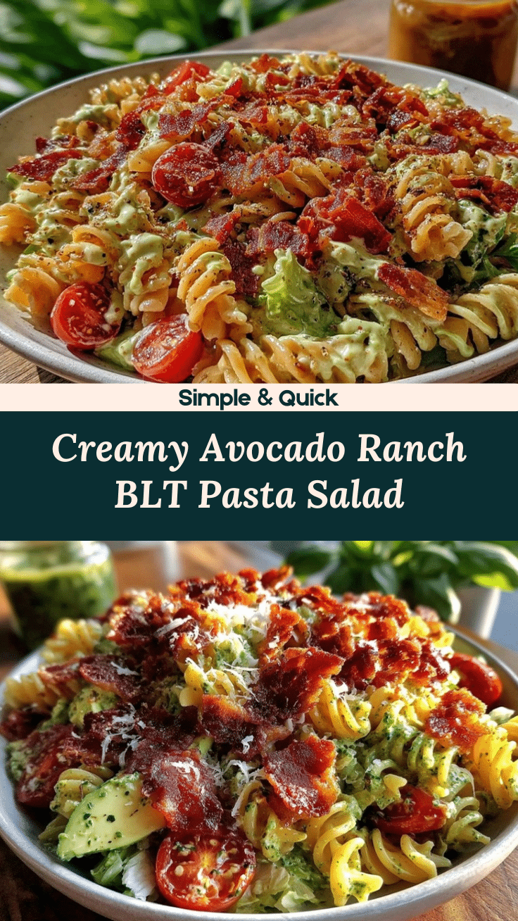 creamy BLT pasta salad recipe