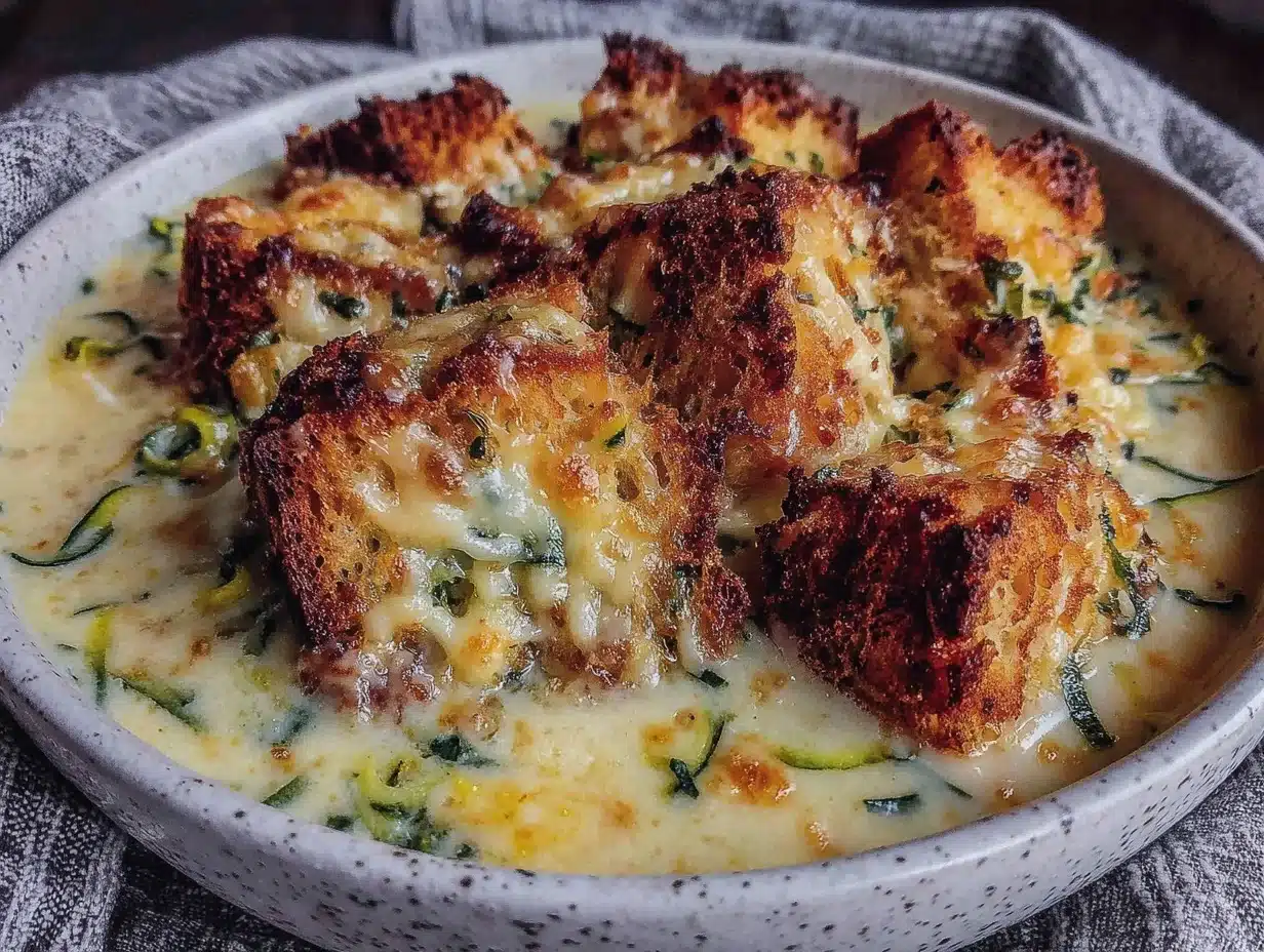 creamy potato leek soup - featured image