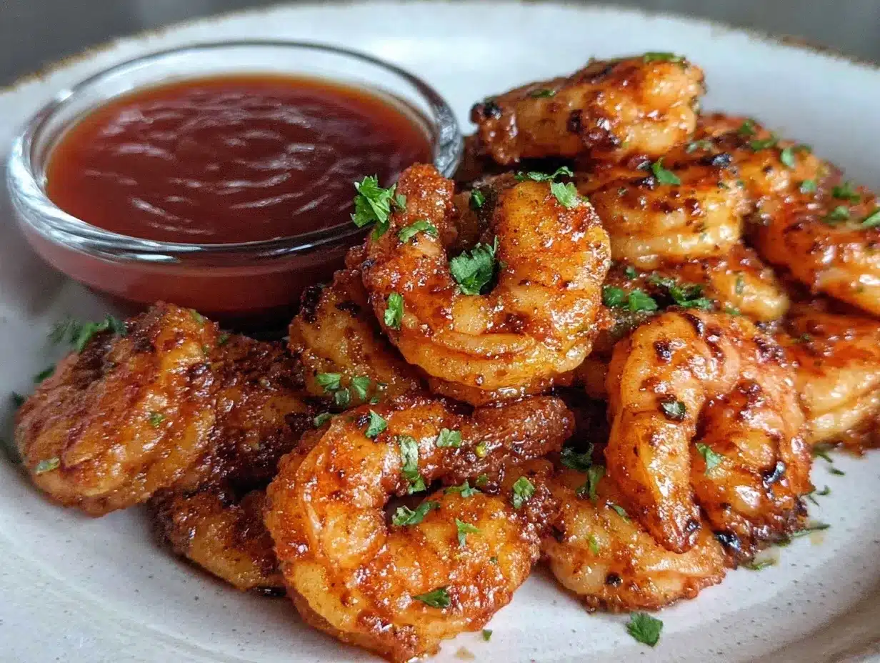 crispy air fryer honey old bay shrimp preparation steps