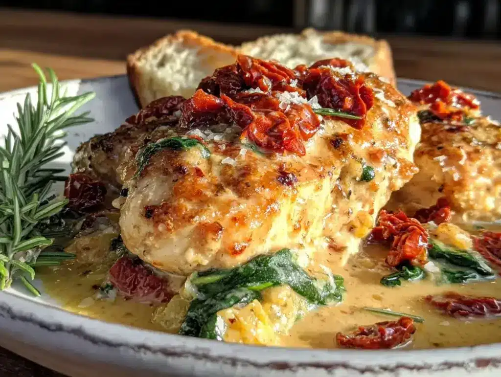 easy creamy Tuscan chicken - featured image