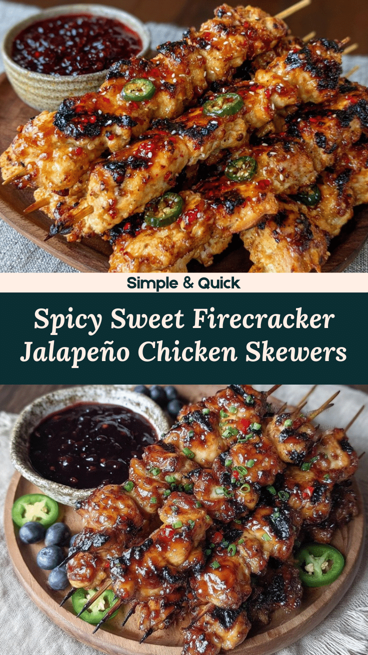firecracker jalapeño honey chicken skewers recipe