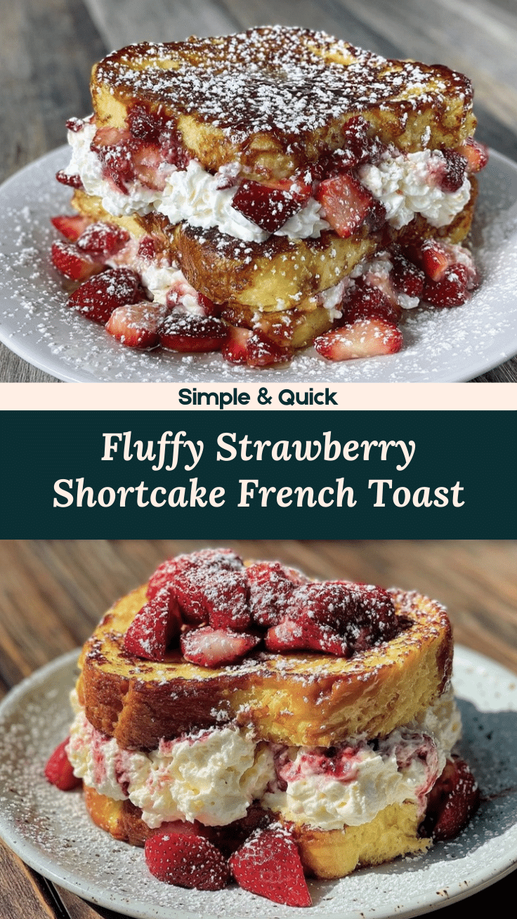 fluffy strawberry shortcake french toast recipe