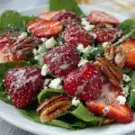 Fresh Strawberry Spinach Salad - featured image