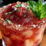 frozen strawberry lemonade slushie - featured image