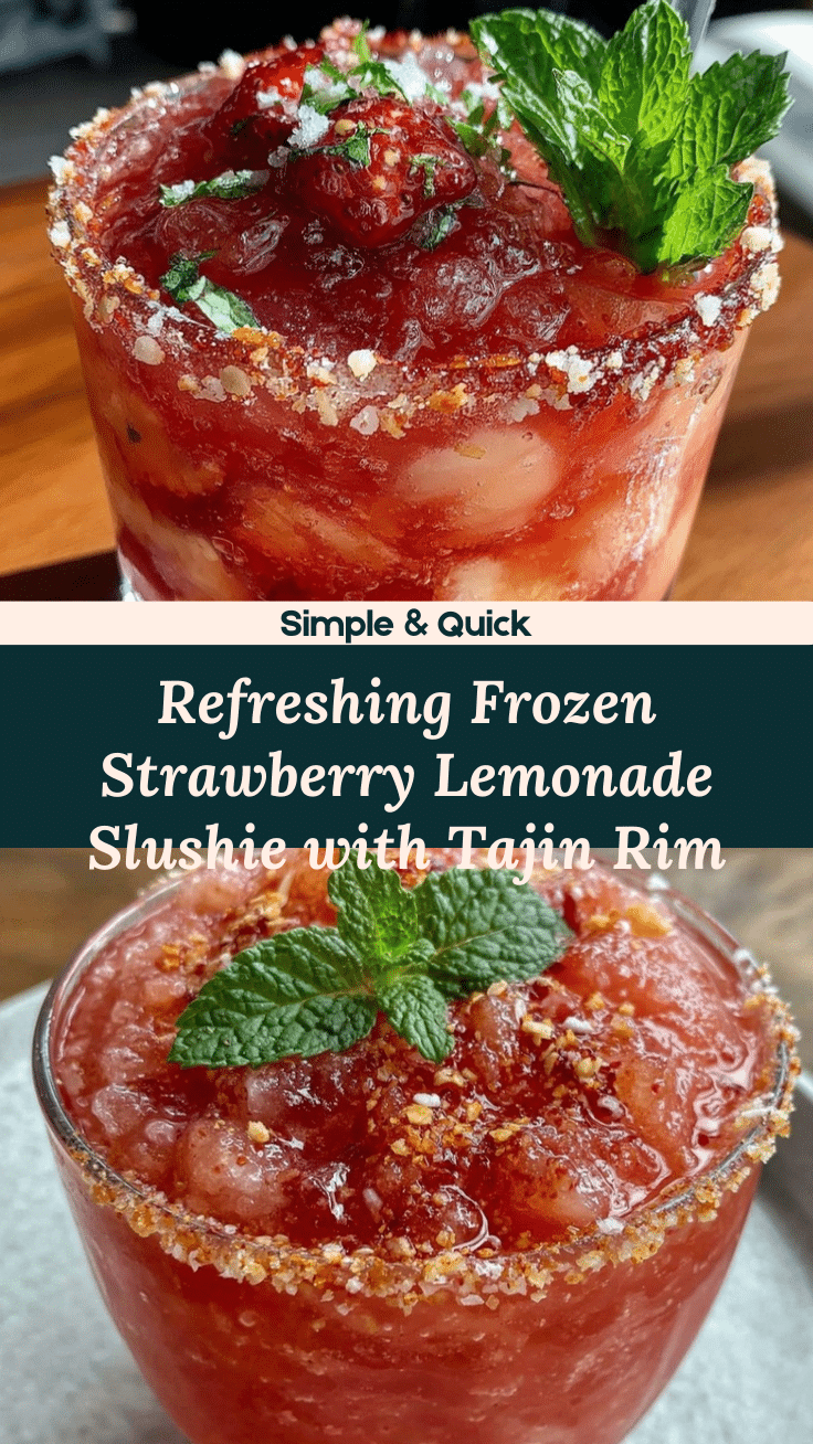 frozen strawberry lemonade slushie recipe