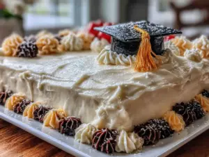 high school graduation sheet cake - featured image