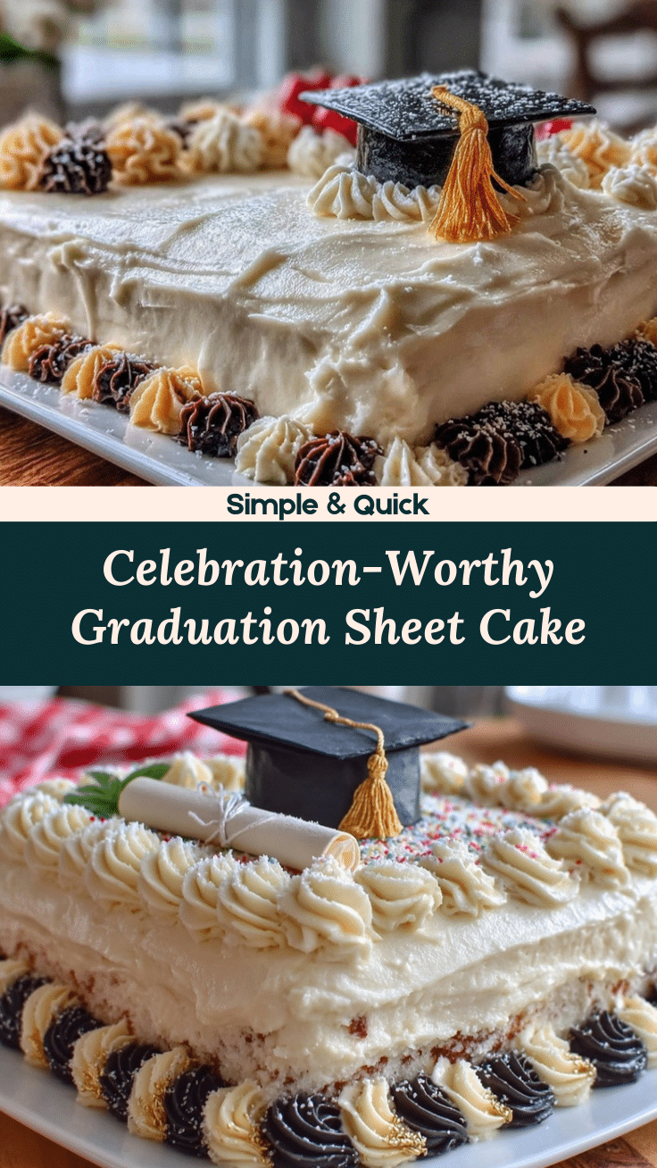 high school graduation sheet cake recipe