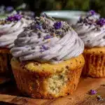 honey lavender cupcakes - featured image