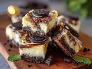 Irish cream cheesecake bars - featured image