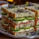 Lavender Earl Grey afternoon tea sandwiches - featured image