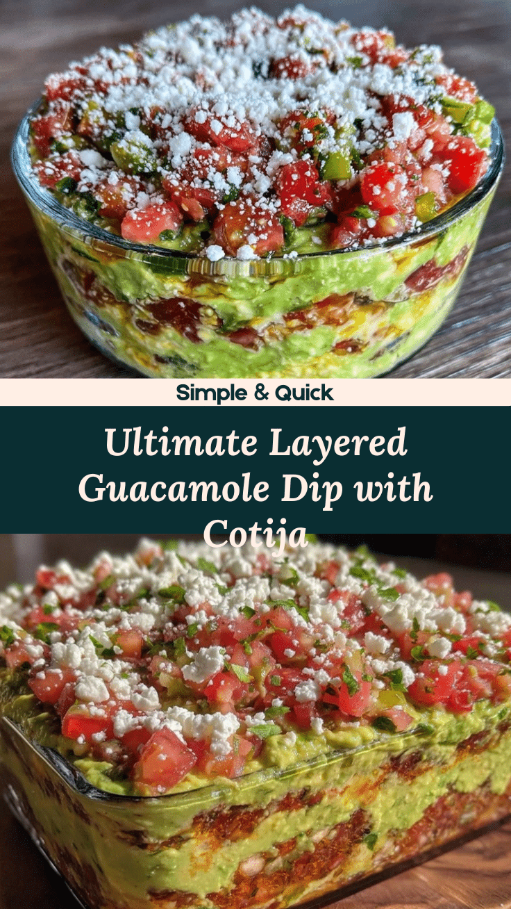 layered guacamole dip recipe