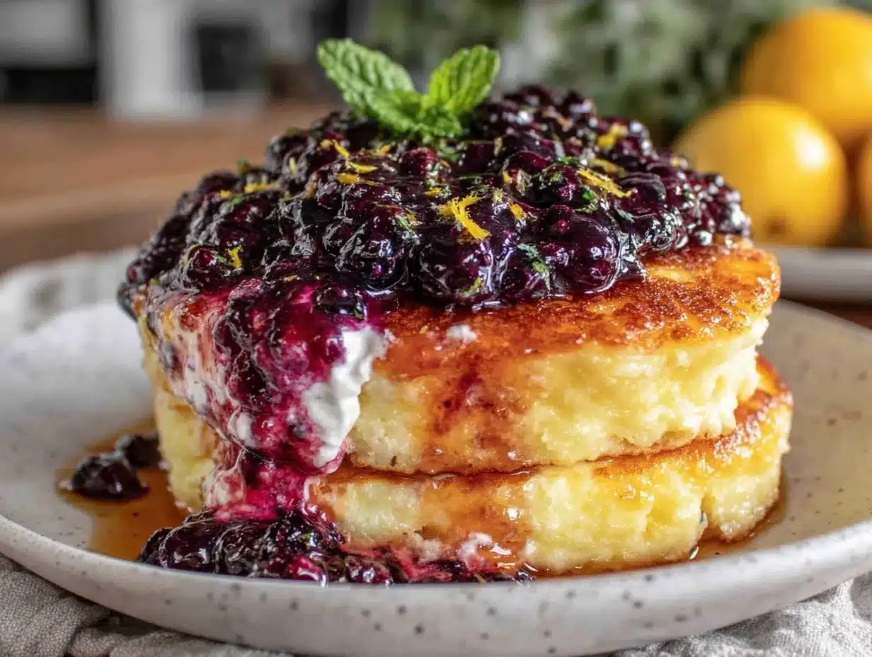 lemon ricotta pancakes preparation steps