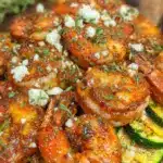 Mediterranean diet sheet pan shrimp - featured image